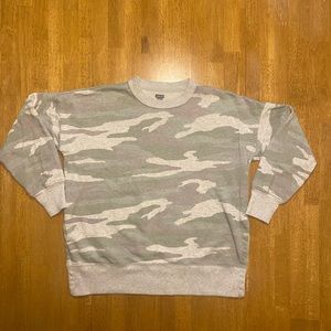 aerie Oversized Crew Neck Sweatshirt, Size XS